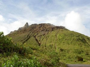 Volcan de la Soufrière en Guadeloupe